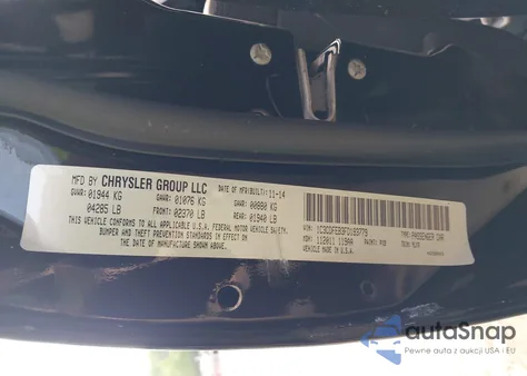 2015 Dodge Dart Gt из США, поврежденный, VIN 1C3CDFEB3FD193779